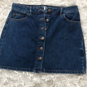 Like new blue Jean skirt, size S/P
